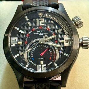 Ball Engineer Master II Diver TMT Date Temperature Sport Men's Watch.